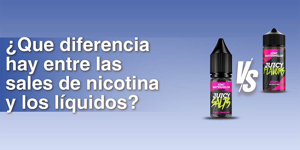 Qu diferencia hay entre sales de nicotina y lquidos? - Blog