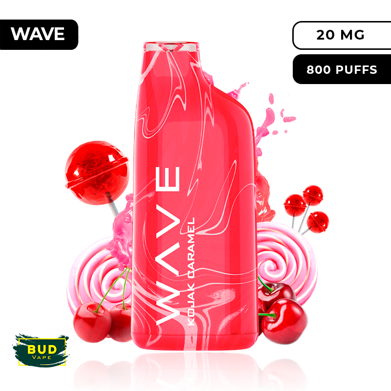 Wave 800 Bud Vape Kojak Caramel 20mg Wave 800 Bud Vape Kojak Caramel 20mg
