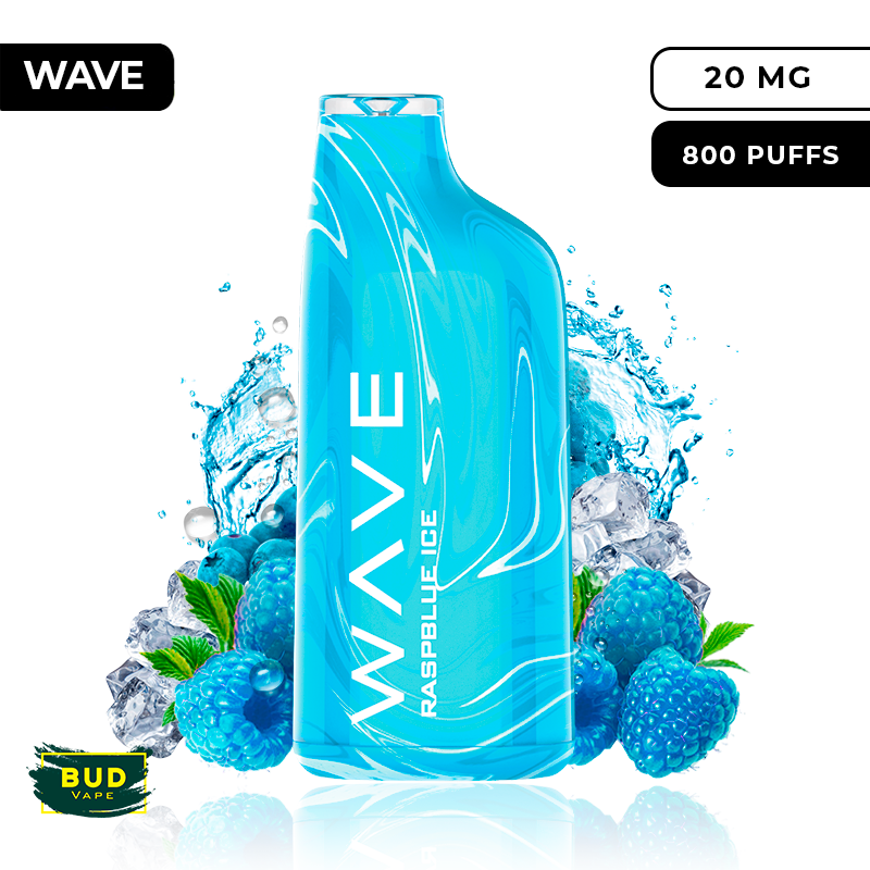 Wave 800 Bud Vape Raspblue Ice 20mg Wave 800 Bud Vape Raspblue Ice 20mg