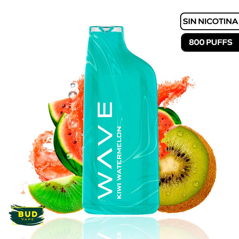 Wave 800 Bud Vape ZERO Kiwi Watermelon 0mg Wave 800 Bud Vape ZERO Kiwi Watermelon 0mg