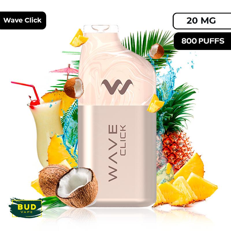 Wave Click Bud Vape Piña Colada 20mg Wave Click Bud Vape Piña Colada 20mg