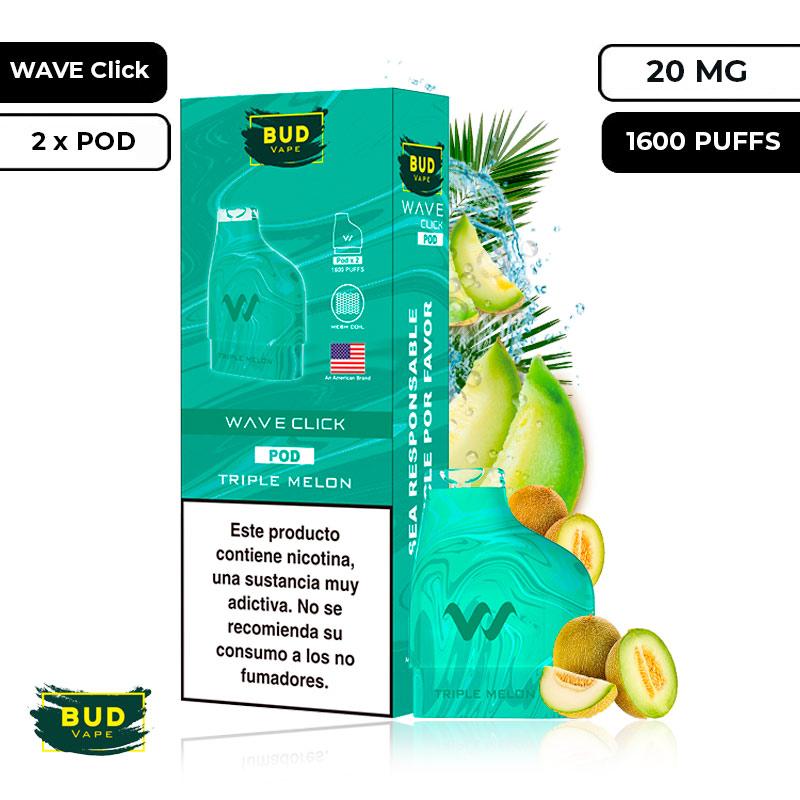 Cartucho Wave Click Triple melon ice 20mg (Pack 2)