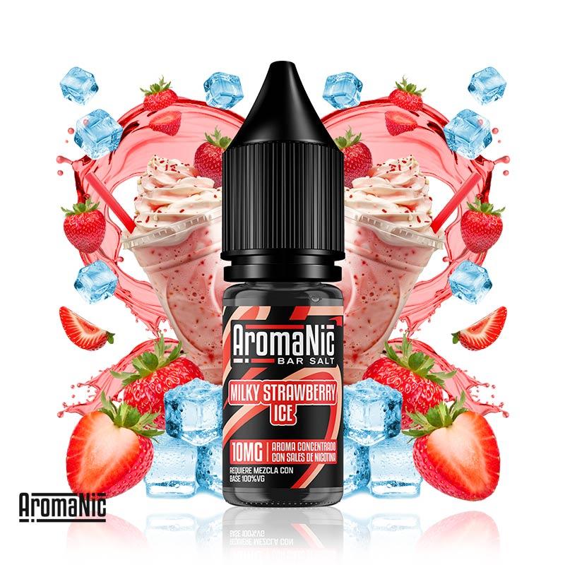Aromanic Bar Salts Milky Strawberry Ice 10ml