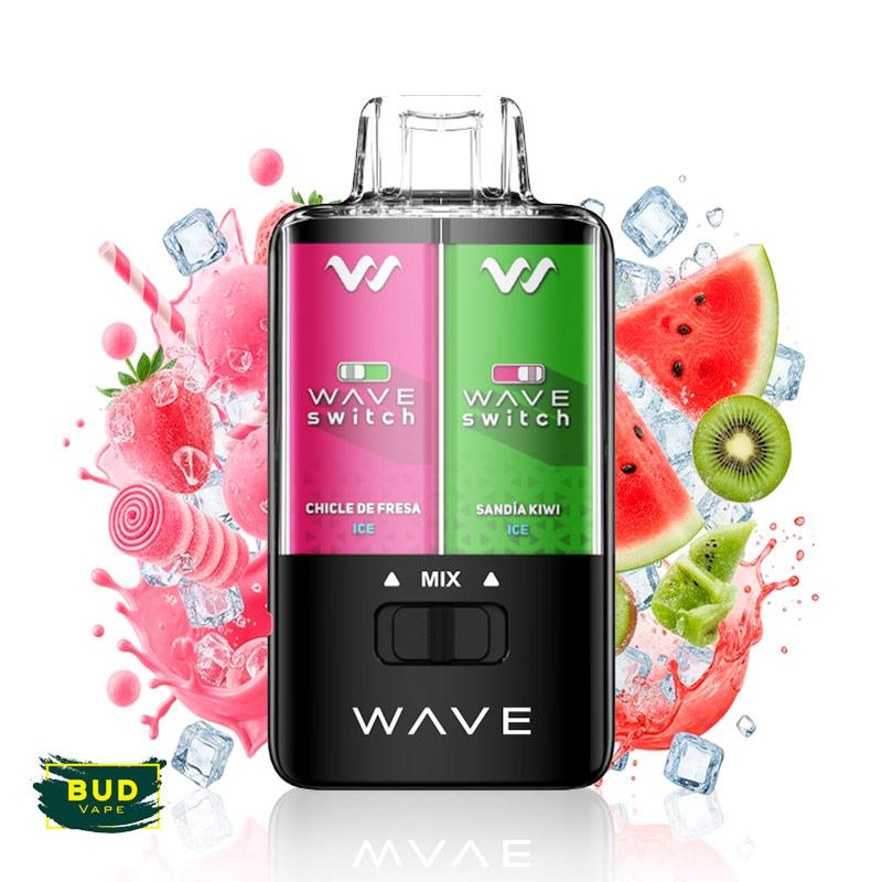 Wave Switch Bud Vape Chicle de Fresa Ice Sandia Kiwi Ice 0mg