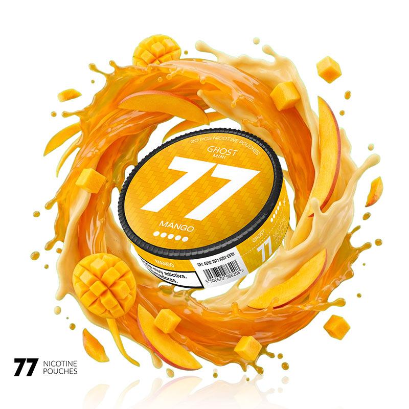 Bolsa de Nicotina Mango 20MG GHOST MINT by 77 Nicotine Pouches