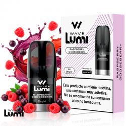 Cartucho Wave Lumi Raspberry Gooseberry 20mg