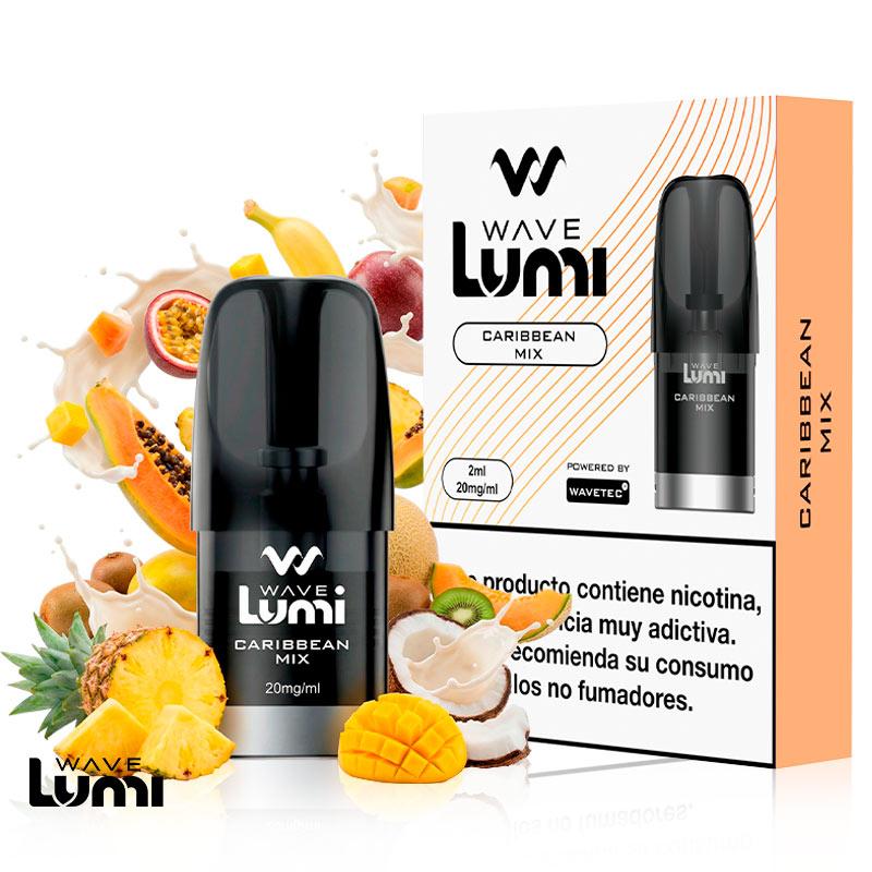 Cartucho Wave Lumi Caribbean Mix 20mg