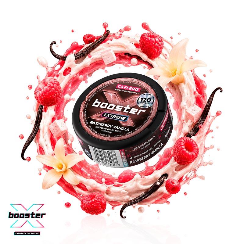 Bolsa de Cafeina Raspberry Vanilla 120MG by X-Booster