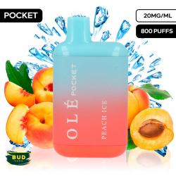 Olé Pocket Bud Vape Peach Ice 20mg