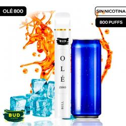 [Olé 800] Pod desechable ZERO Bull 0mg by Bud Vape