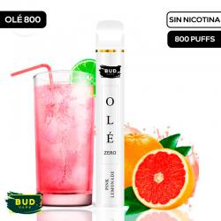 [Olé 800] Pod desechable ZERO Pink Lemonade 0mg by Bud Vape